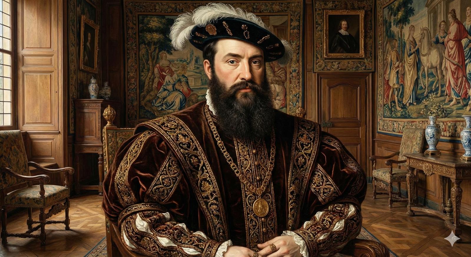 La barba De Francisco I de Francia